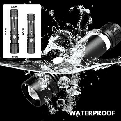Rechargeable 990000LM LED Flashlight Tactical Police Super Bright Torch Zoomable