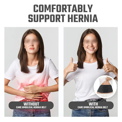 Umbilical Hernia Belt for Men and Women Abdominal Support Binder with Compress