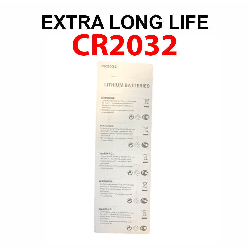 5 x New LITHIUM BATTERY 3V CR2032 CR 2032 BR2032 DL2032 Remote Button Cell Watch