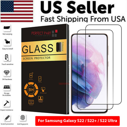 For Samsung Galaxy S25 S24 S23 S22 PLUS ULTRA Tempered Glass Screen Protector A+