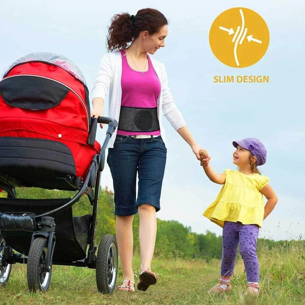 Umbilical Hernia Belt for Men and Women Abdominal Support Binder with Compress