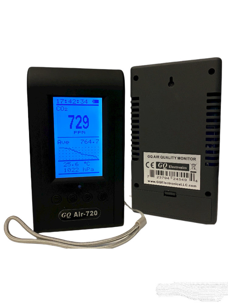 GQ Air-700 Air Quality Monitor HCHO (Formaldehyde) Temperature Air Pressure