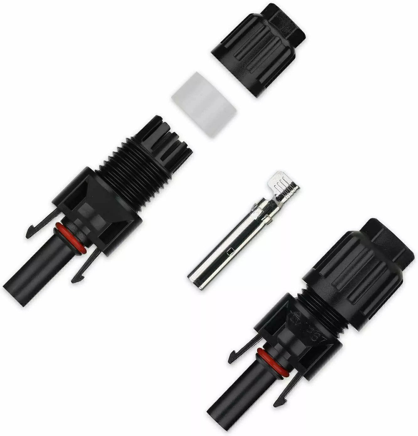 10/20/50/100/200 Pairs Male Female Solar Cable Connectors For DIY Solar Panel US