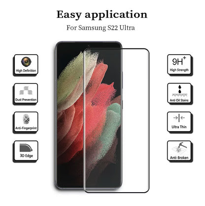For Samsung Galaxy S25 S24 S23 S22 PLUS ULTRA Tempered Glass Screen Protector A+