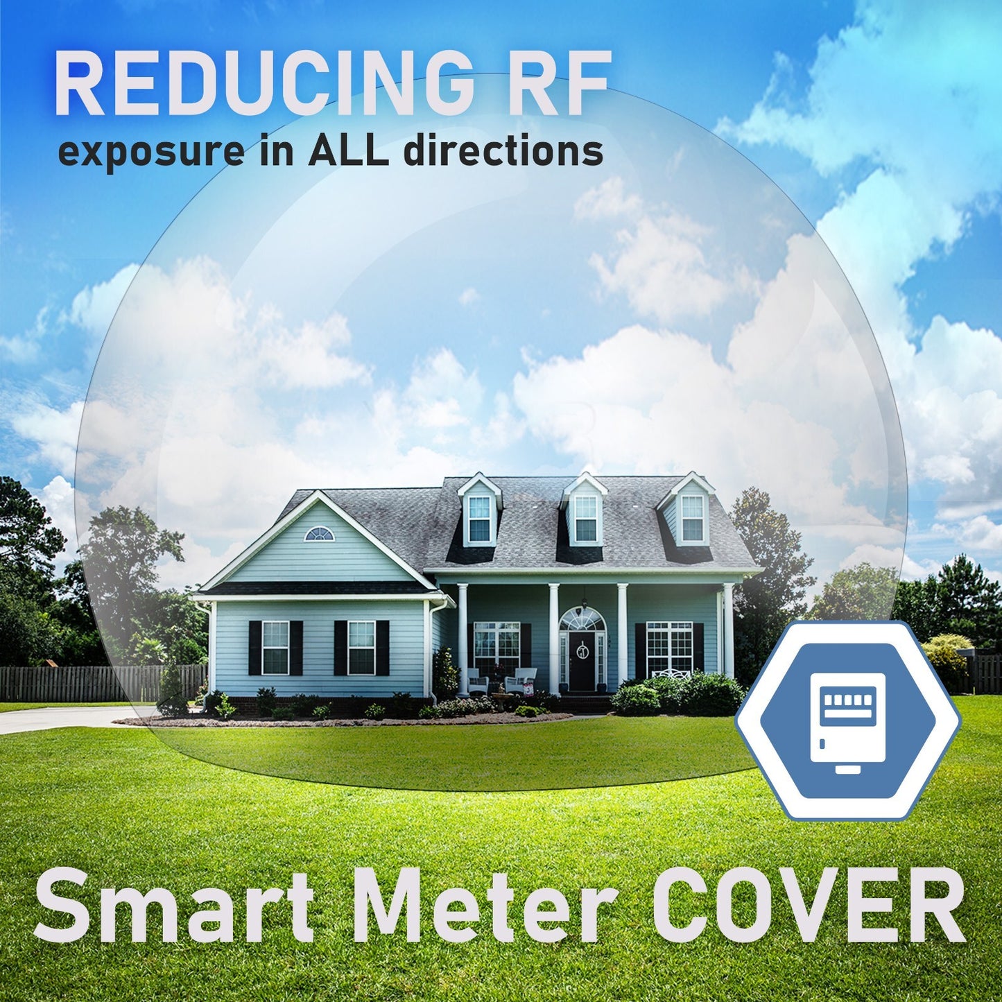 Smart Meter Shield/ Smart Meter Cover Smart Meter Guard for Radiation Protection