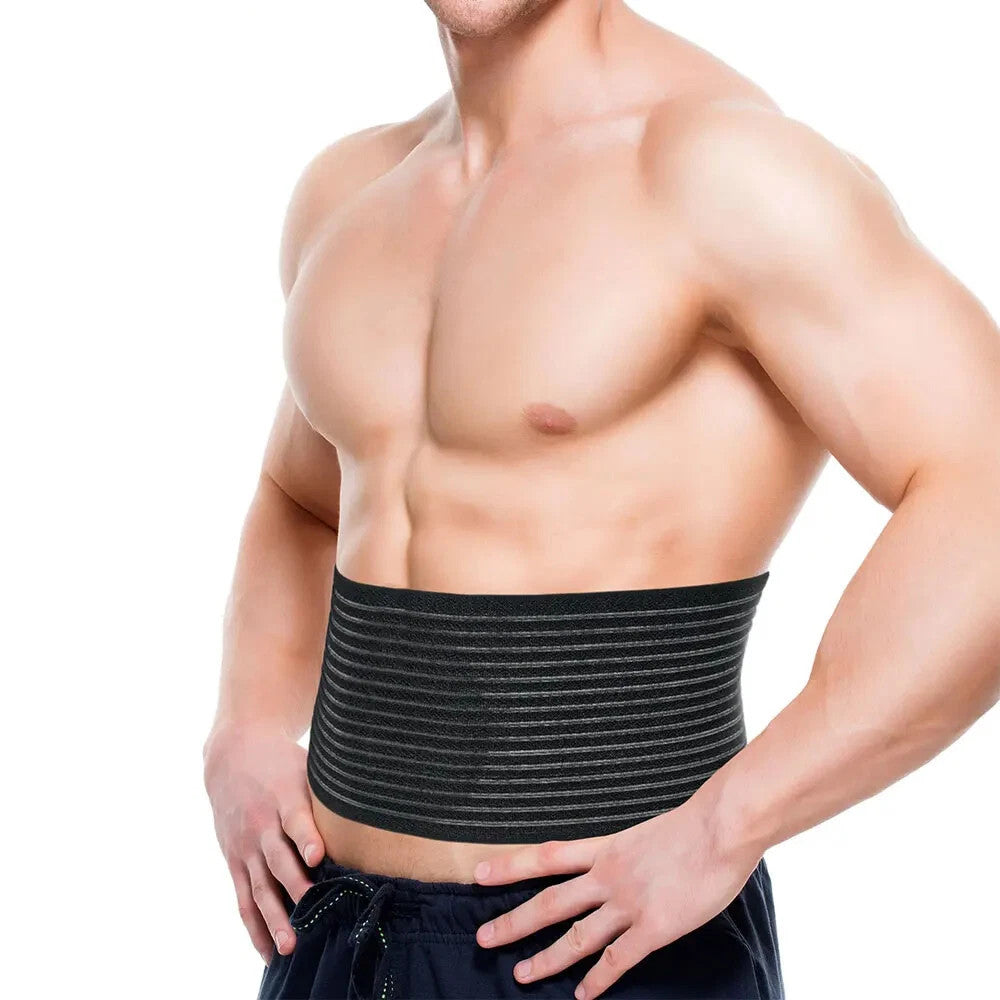 Umbilical Hernia Belt for Men and Women Abdominal Support Binder with Compress