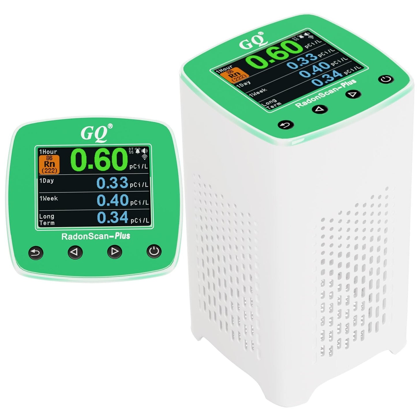 GQ RadonScan-Plus Radon Gas Detector Fast, Accurate Color Display Data Logging