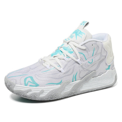 Three ball, third-generation purple MB.03 men's and women's indoor and outdoor shock-absorbing and anti slip basketball shoes