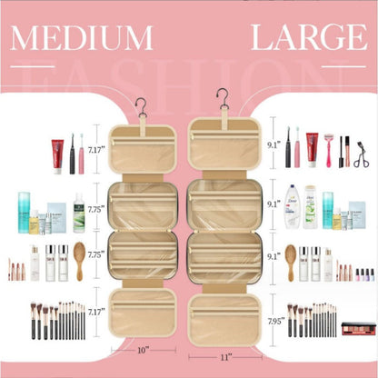 Travel toiletry bag with hook portable makeup bag travel ladies' toiletry bag hand-held toiletry bag