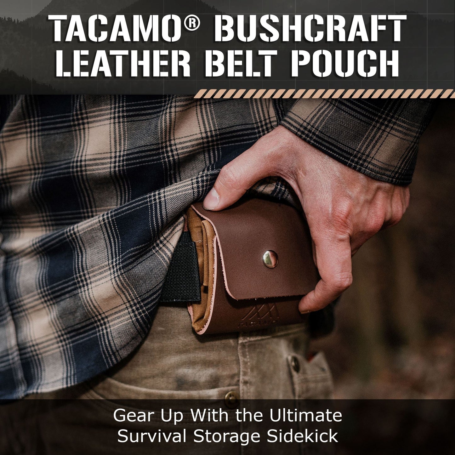 Waxed Canvas Foraging Pouch
