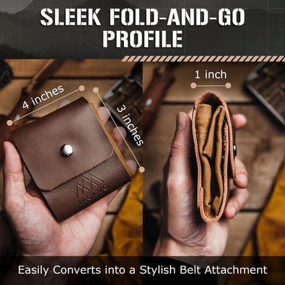 Waxed Canvas Foraging Pouch