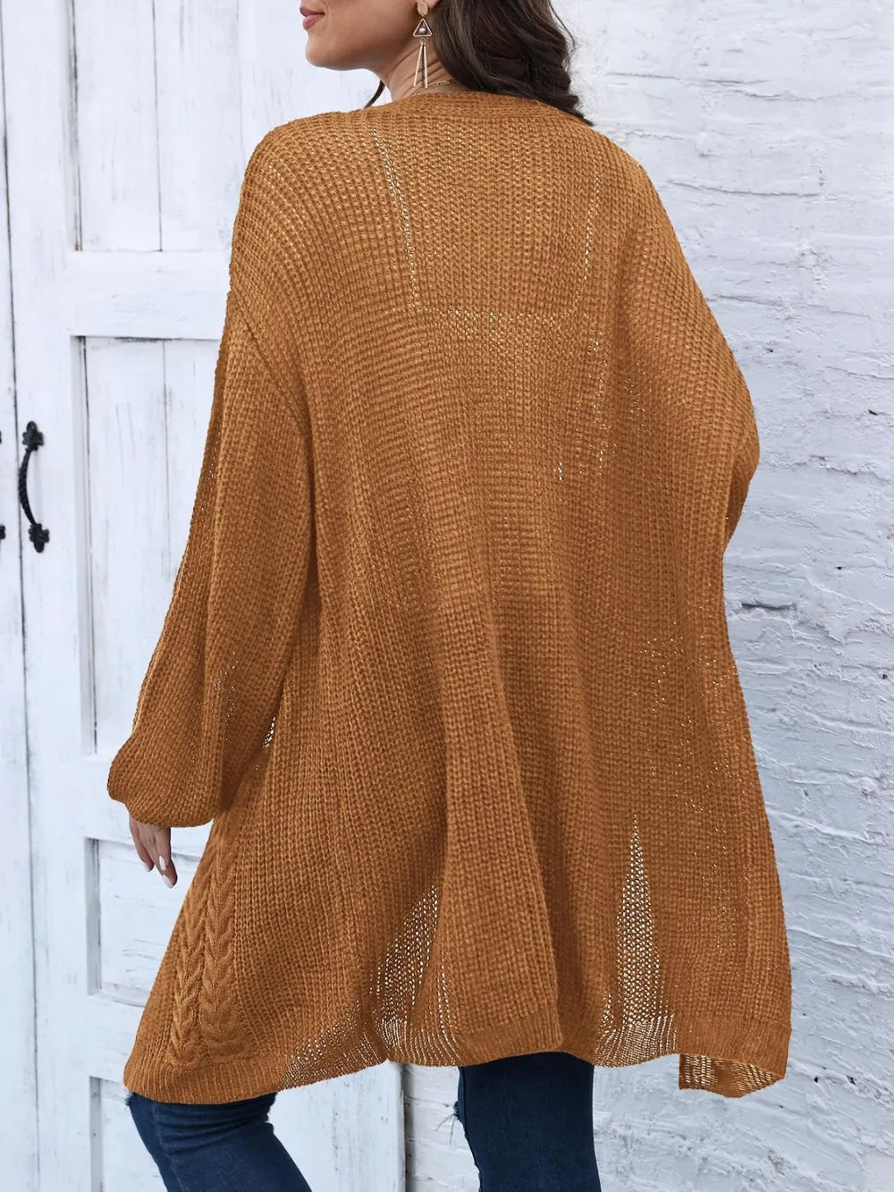 Women's Spring and Autumn New Woven Sweater Loose Casual Sweater Jacket