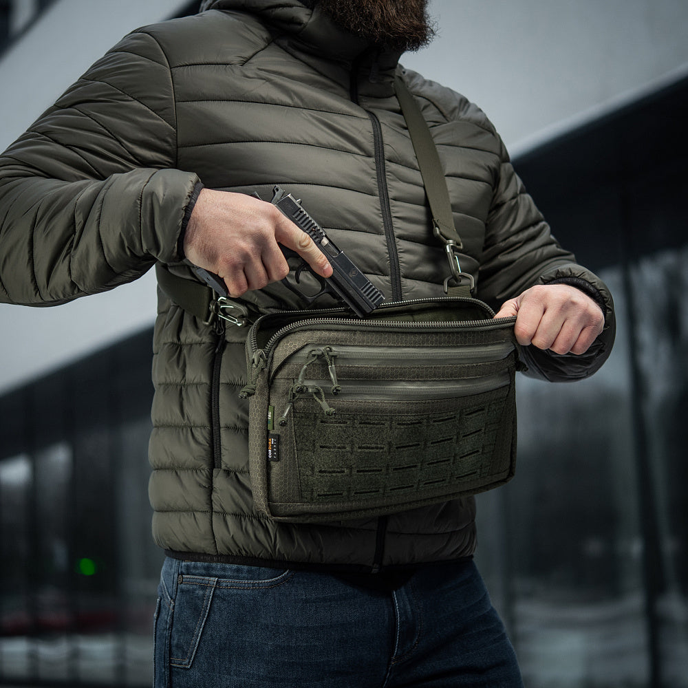 M-Tac Admin Bag Medium Elite with Loop Hex